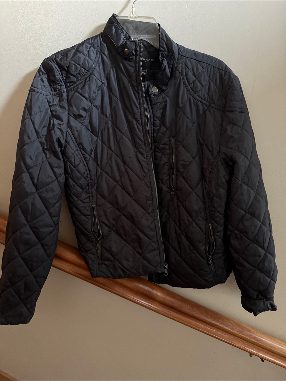 Dark Green Quilted Lightweight Jacket
